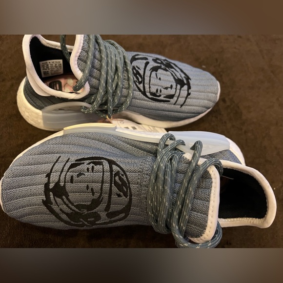 NWT PHARELLxBILLIONAIRE BOYS CLUB ADIDAS NMD HUMAN RACE Astronaut Blue  Men's Sz5